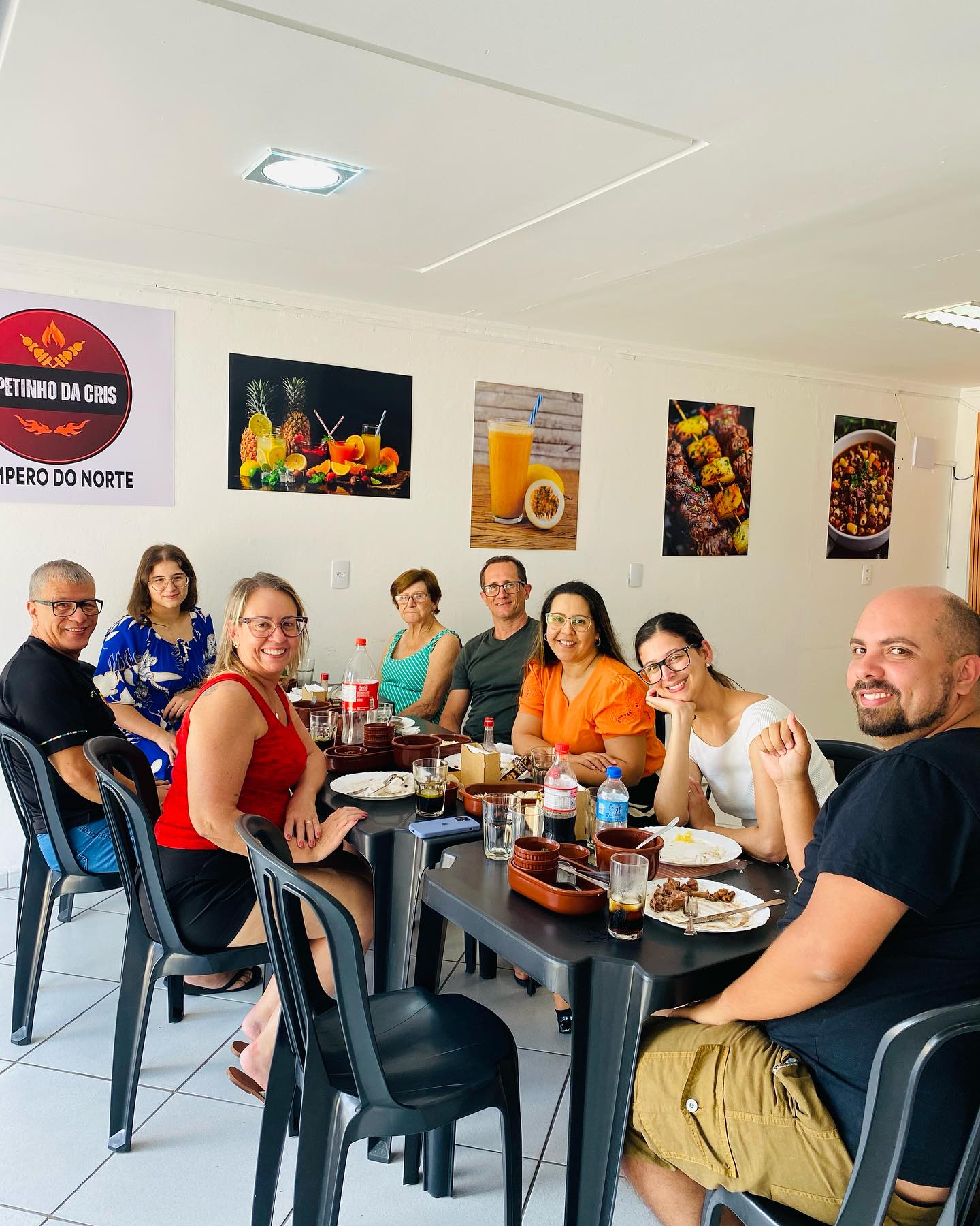 Clientes no restaurante